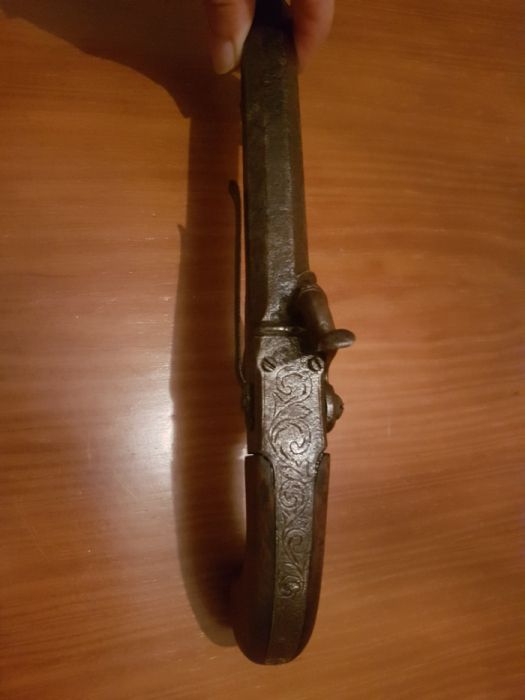 Box Lock Pistol "Cogswell" 1830 RARA