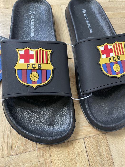 Klapki plażowe basenowe męskie FC Barcelona 43
