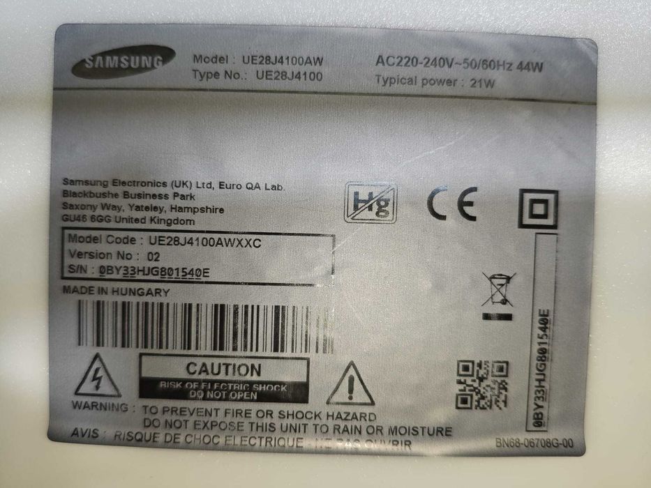 Placa Mãe / Fonte alimentação  Samsung UE28J4100 (Peças)