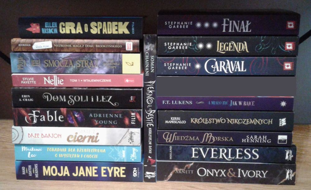 Książki fantasy, sf, młodzieżowe, kryminał