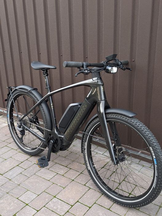 Гравійний електровелосипед carbon Diamant 27.5" 2 батареї 45км/год