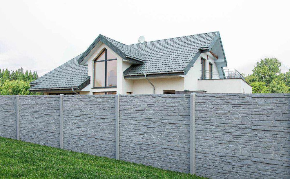 Ogrodzenie betonowe panelowe PRODUCENT  montaż