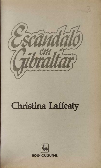 Livro- Ref CxC  - Christina Laffeaty - Escândalo em Gibraltar