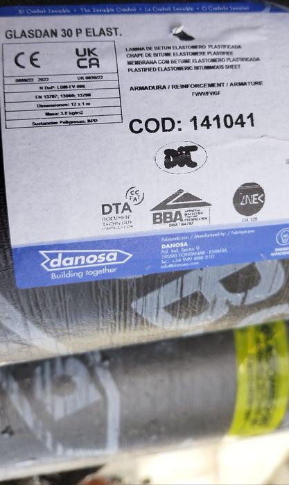 Tela Betuminosa Danosa Glasdan 30 P Elastómero