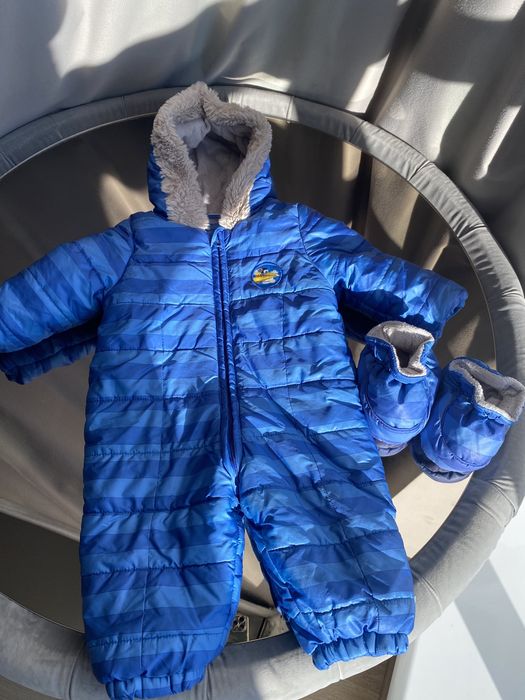 Зимовий дитячий теплий комбінезон 62/68