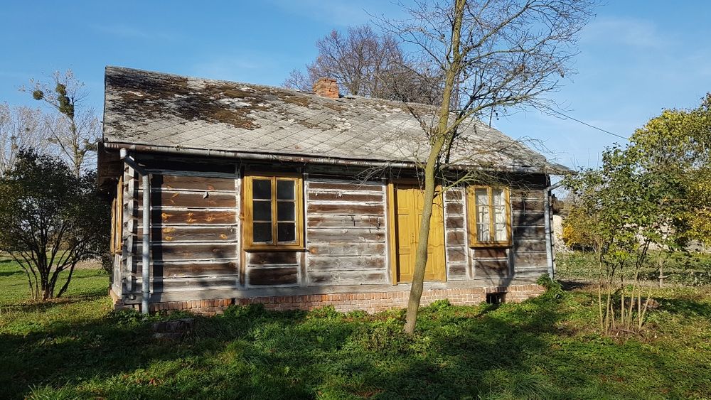 Dom drewniany z lat 60 tych