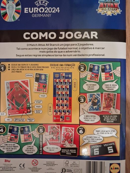 Caderneta  Topps Match Attax UEFA Euro 2024