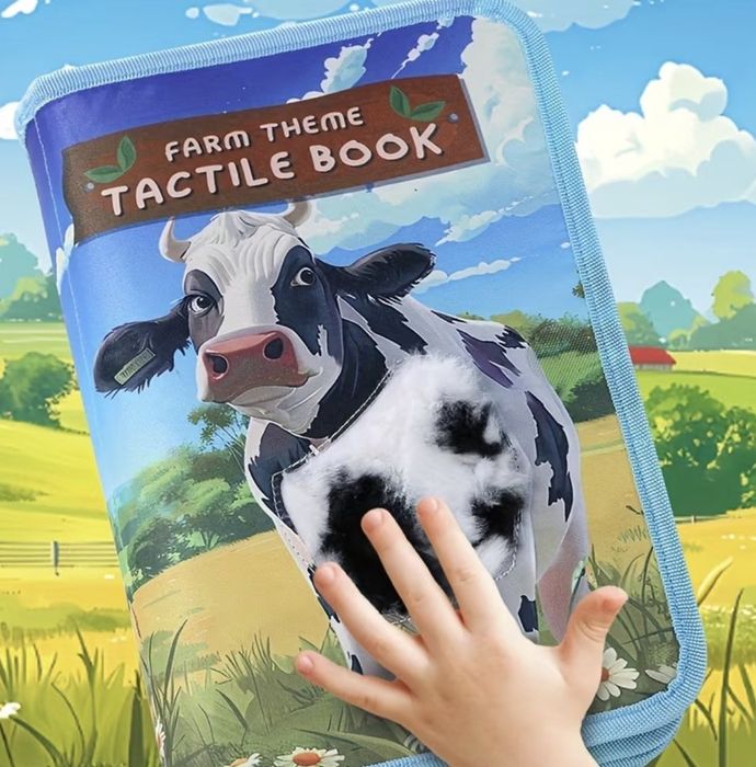 Тактильные детские развивающие книжки книги