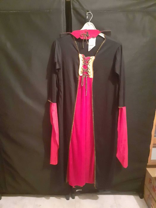 Fato Vampira Gótica Criança