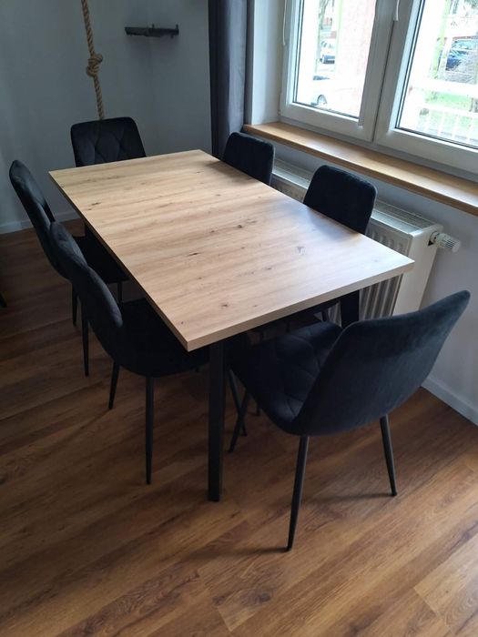 Stół rozkładany 80x150 +40cm wysokość 75cm