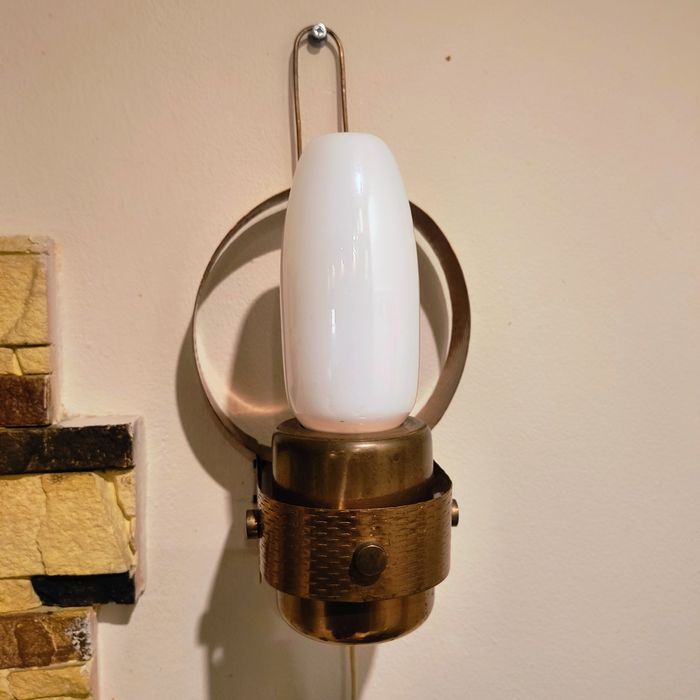 Lampa miedziana rustykalna