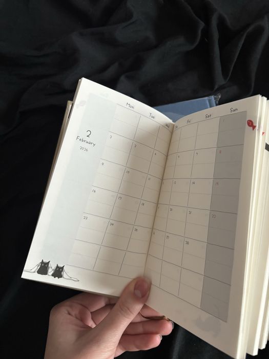 Блокнот midori kuroneko diary 2026 з котами
