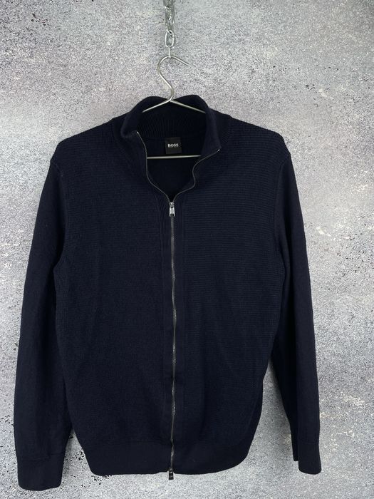 Чоловічий зіп светр Hugo Boss | Вовняний кардиган Hugo Boss | XS-S