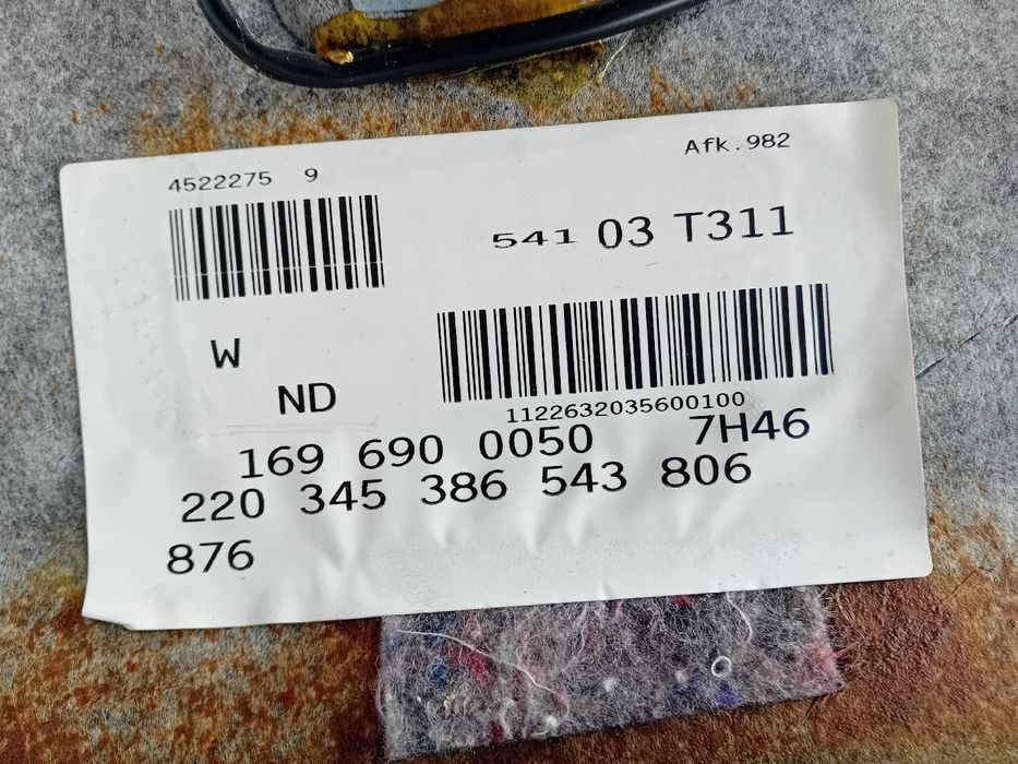 Forra de tejadilho MERCEDES-BENZ Classe A (W169)