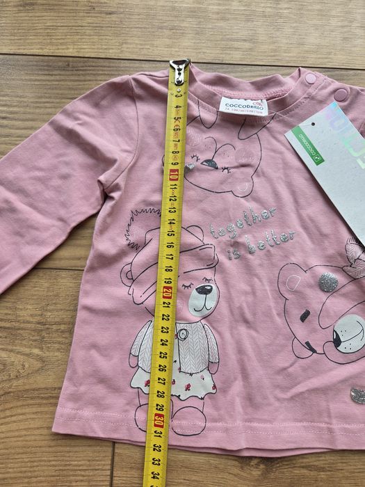 Bluzka dzieczęca r. 74 Coccodrillo skarpetki gratis