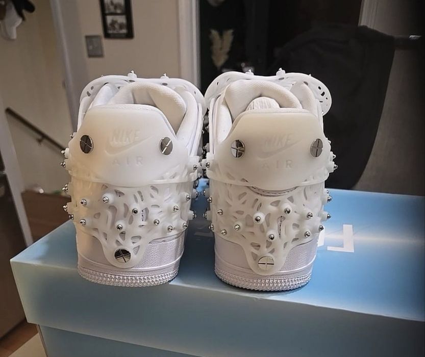 ДОСТАВКА 1-2 ДНІ‼️Nike Air Force Swarovski White(Білі),сваровскі,air f