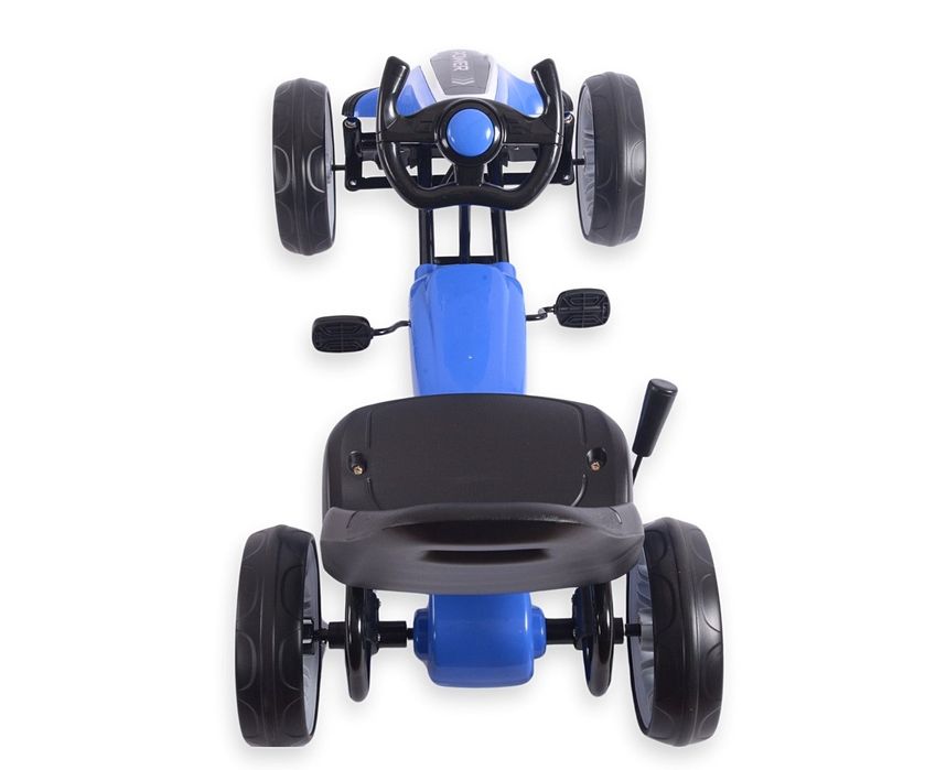 max 30kg Milly Mally Gokart na pedały Power Blue 3-6lat