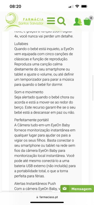 Câmara D-link Baby Monitor