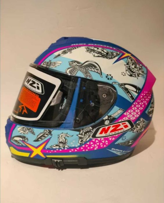 Capacete NZi integral feminino dupla viseira mota scooter novo