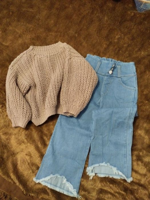 Набір комплект джинси світшот штани