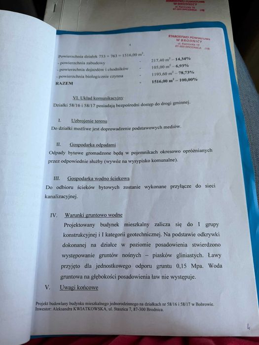 Działka na sprzedaż 1516 m2