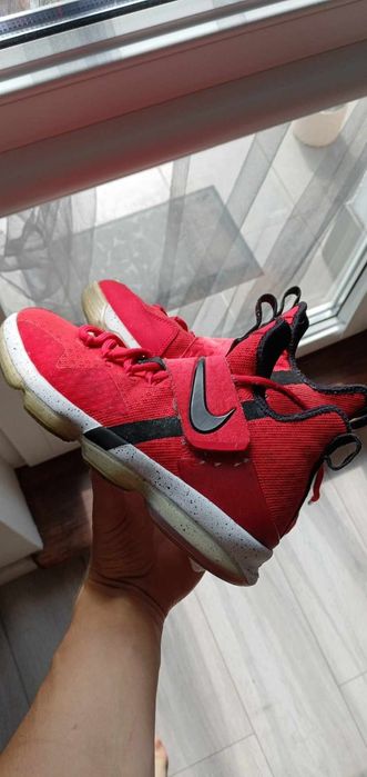 Nike lebron 14 buty sneakersy snkrs Red brick Road czerwone 36 junior