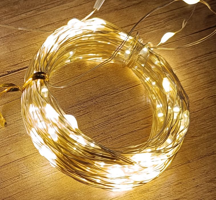 Гірлянда роса 10, 20, 50, 100 метрів, 8 режимів, з пультом