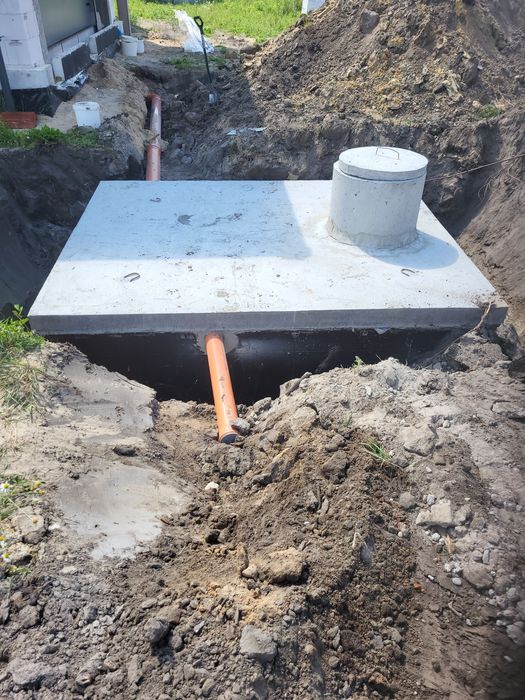 Przylacza wod kan Usługi Koparka i Minikoparka