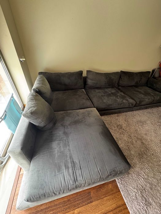 Sofá Com Chaise Longue máximo conforto