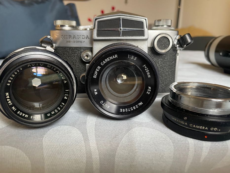 Miranda Sensorex + lenses analog camera64585803242627122