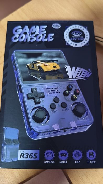Consola de Jogos szsmart R36S 256GB retro console Nintendo Playstation Gameboy Pokémon