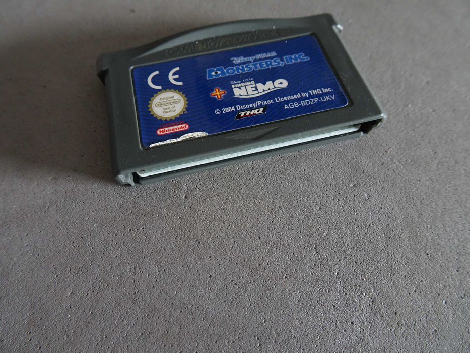 Jogo Game Boy Advance - Monster Inc + Finding Nemo