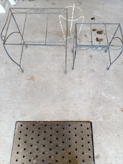 Conjunto de armações em ferro