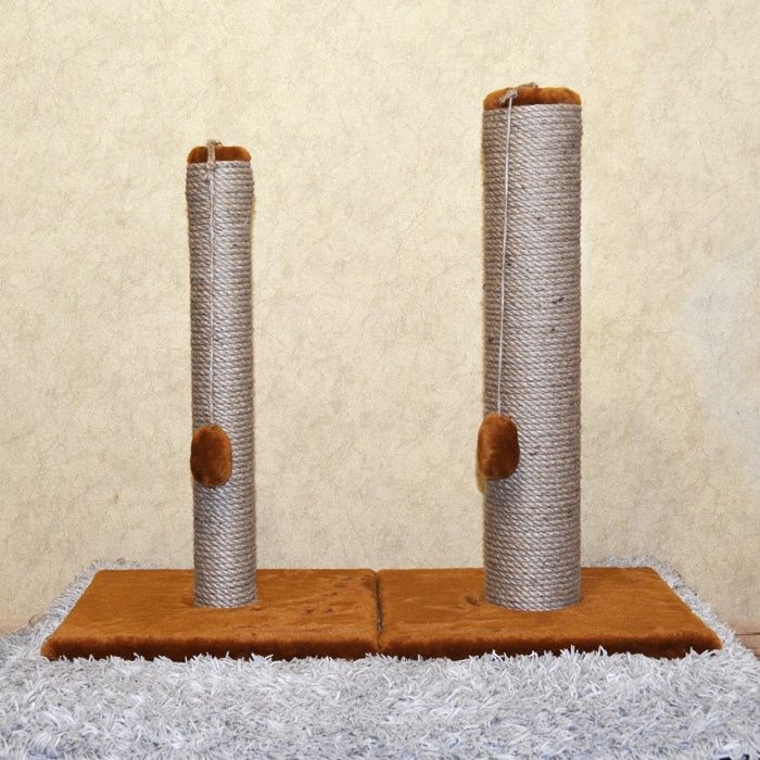 Кігтеточка джут/бавовна/сизаль 60см діаметр 10см, когтеточка 55-150см