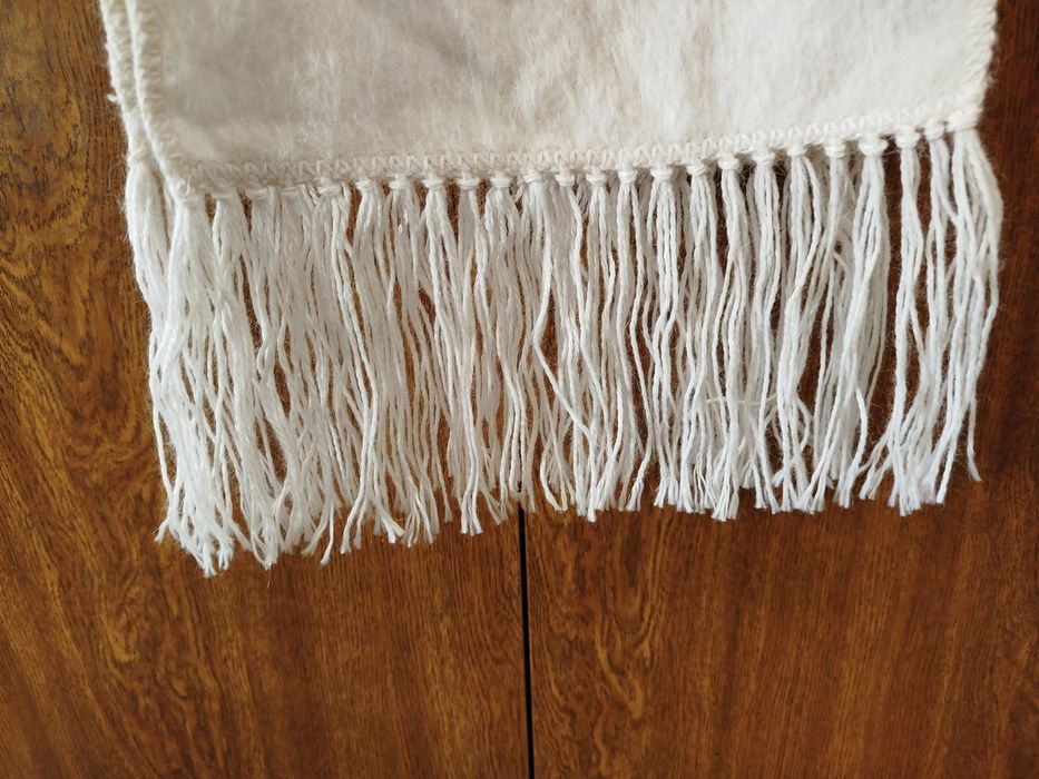 Szalik z Alpaca Camargo Biały