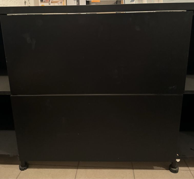 Szafka pod umywalke czarna z szufladami