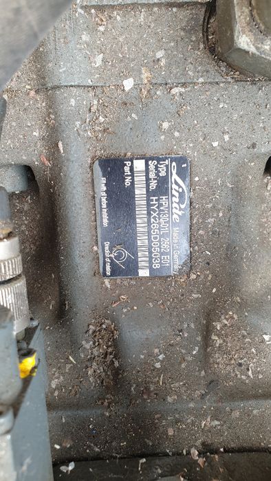 spycharka spych LIEBHERR PR 752 742 BL 732 pompa linde HPV130-01L 2562