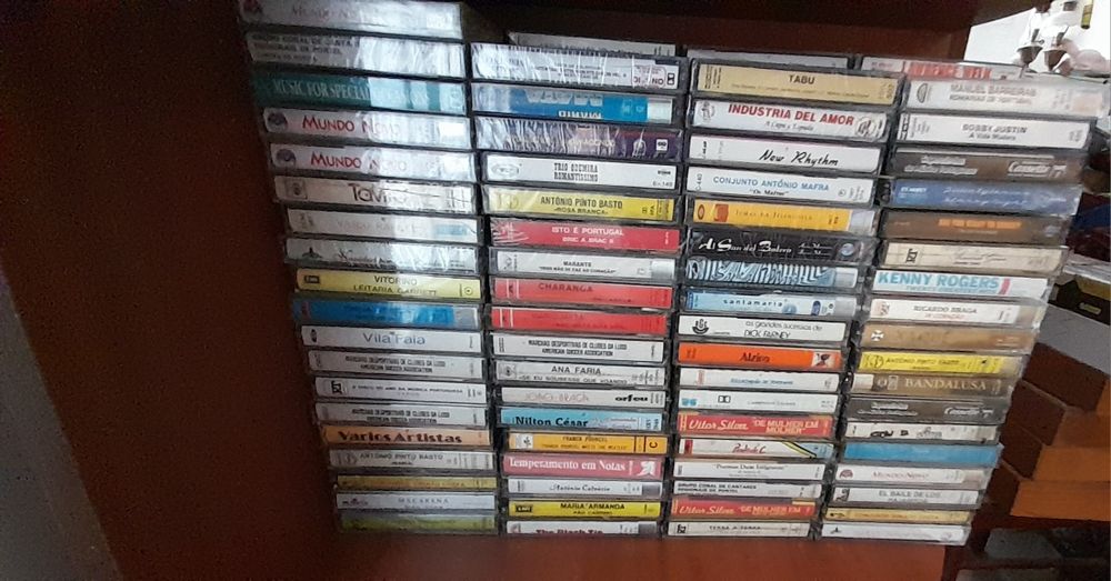 cassetes novas   K7  musica nacional, brasileira e estrangeiras
