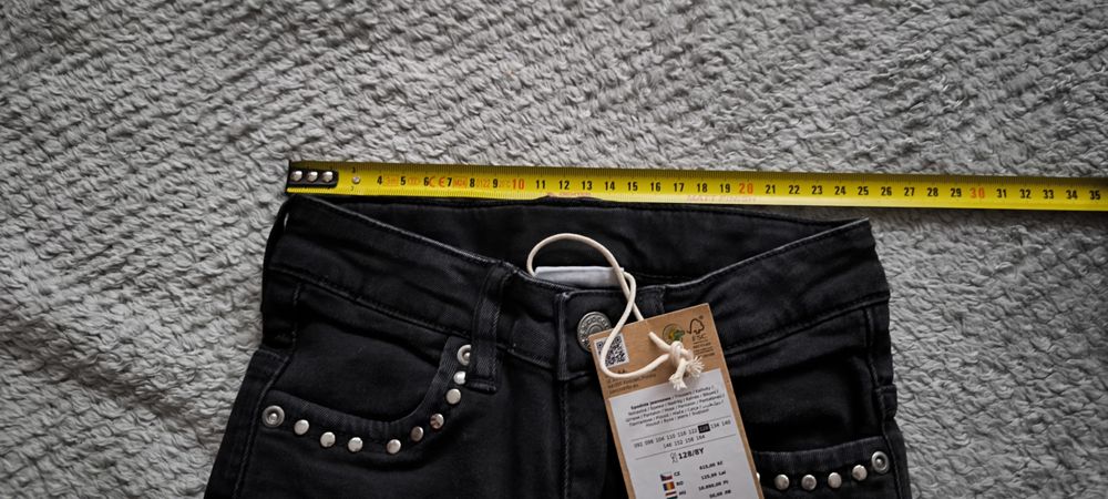 Nowe spodnie jeansowe coccodrillo r. 128