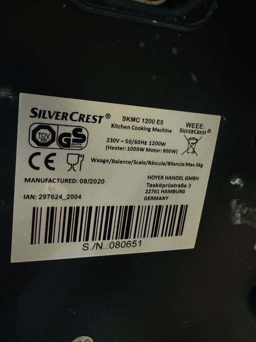 SilverCrest Monsieur Cuisine Connect