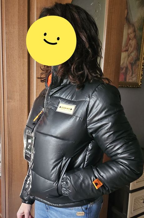 Бомбер зимовий екошкіра щільність 200