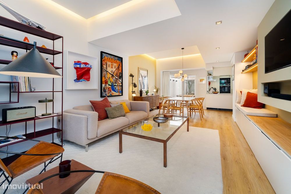T3 com 140 m² e dois terraços privados