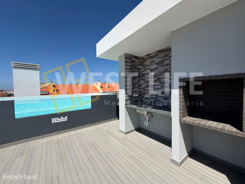Apartamento T3 com magnifica VISTA MAR - Cobertura com piscina priv...