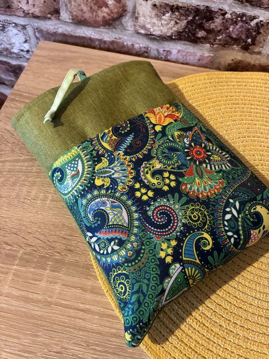 Etui otulacz na książkę handmade