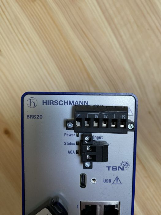 Switch Industrial Hirschmann BRS20 Bobcat - 8 Portas + Adaptador ACA