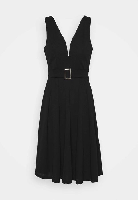 sukienka XS/S czarna dekolt