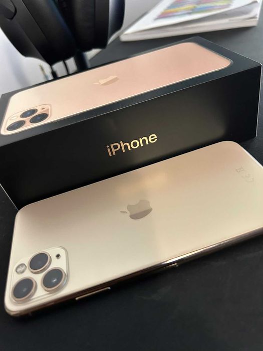 iPhone 11 Pro Max - Dourado - 100% Original