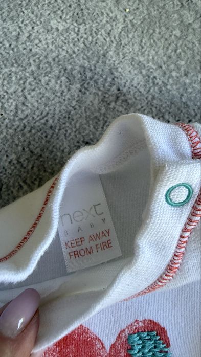 Piżamka pajac Next rozm 56 62 i love my Grandma