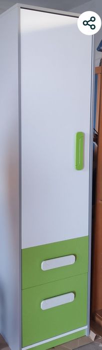 Biały regał szafa regał