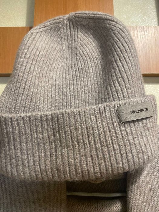 Шарф і шапка By Nino , 100 % вовна